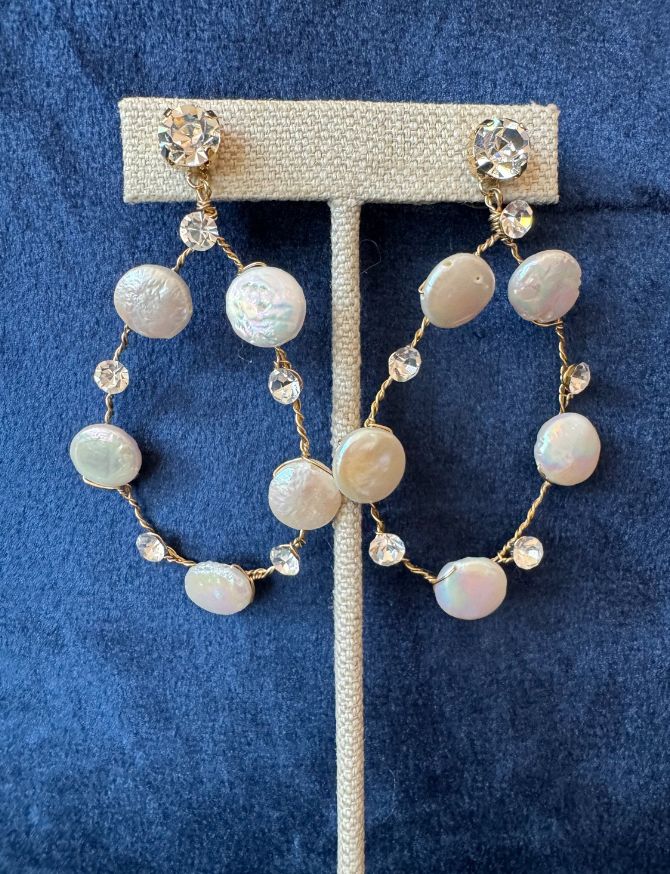 Coral Drop Earrings